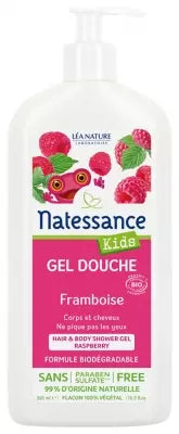 Natessance Kids Raspberry Shower Gel 500Ml