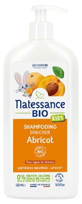 Natessance Kids Ultra-Gentle Shampoo Apricot Organic 500Ml