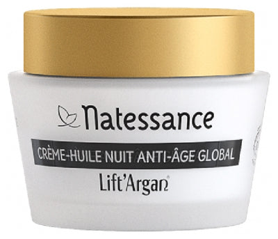 Natessance Lift'Argan Organic Global Anti-Aging Night Oil Cream 50Ml