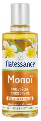 Natessance Monoi Dry Oil Beautify And Shine 100 Ml