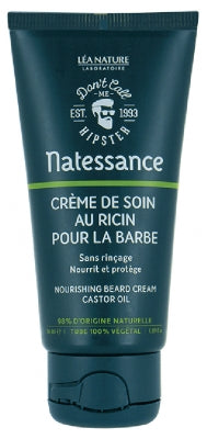 Natessance Nourishing Beard Cream Castor Oil 50Ml