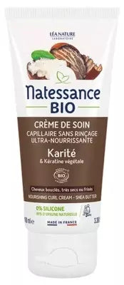 Natessance Nourishing Curl Cream Organic 100Ml