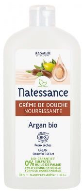 Natessance Organic Argan Nourishing Shower Cream 500Ml