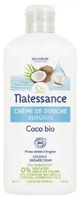 Natessance Organic Coconut Shower Cream 250Ml