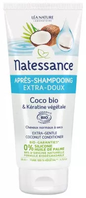 Natessance Organic Extra-Gentle Coconut And Vegetable Keratin Conditioner 200Ml