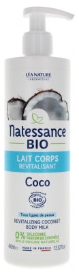 Natessance Organic Revitalizing Coconut Body Milk 400Ml