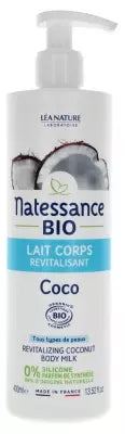 Natessance Organic Revitalizing Coconut Body Milk 400Ml