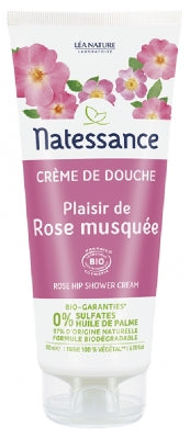 Natessance Rosehip Shower Cream Organic 200Ml