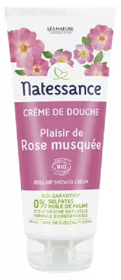 Natessance Rosehip Shower Cream Organic 200Ml