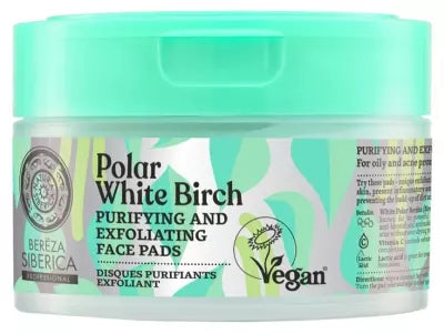 Natura Siberica Berëza Siberica Purifying And Exfoliating Face Pads 20 Pads