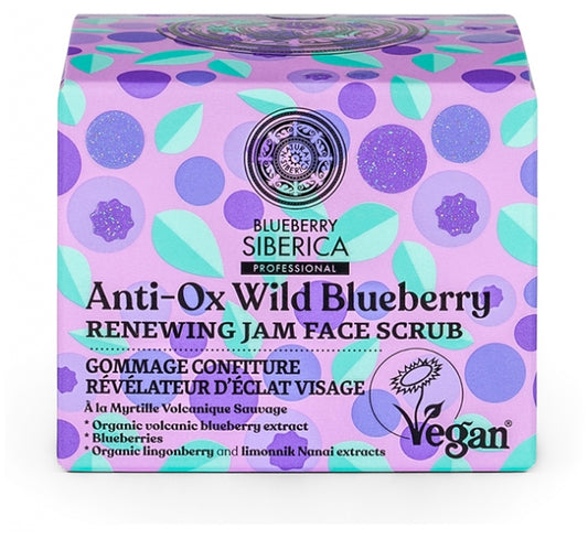 Natura Siberica Blueberry Siberica Face Radiance Revealing Jam Scrub 50Ml