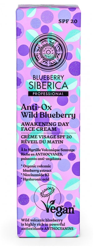Natura Siberica Blueberry Siberica Awakening Day Face Cream Spf20 50Ml