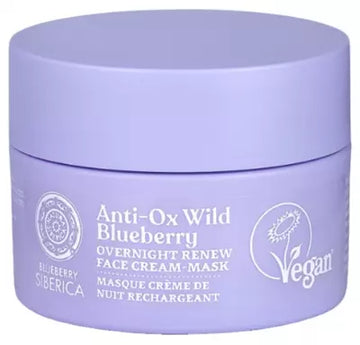 Natura Siberica Blueberry Siberica Overnight Renew Face Cream-Mask 50Ml