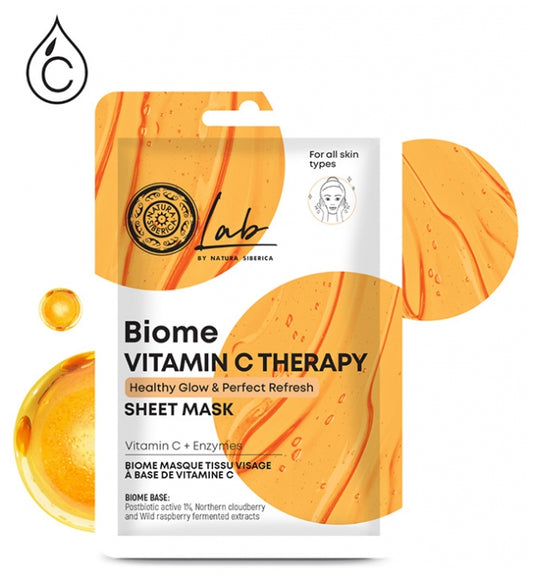 Natura Siberica Lab Biome Vitamin C Therapy Sheet Mask 25G