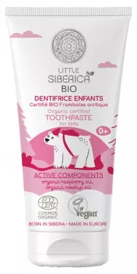Natura Siberica Little Siberica Organic Toothpaste For Kids Arctic Raspberry 60Ml