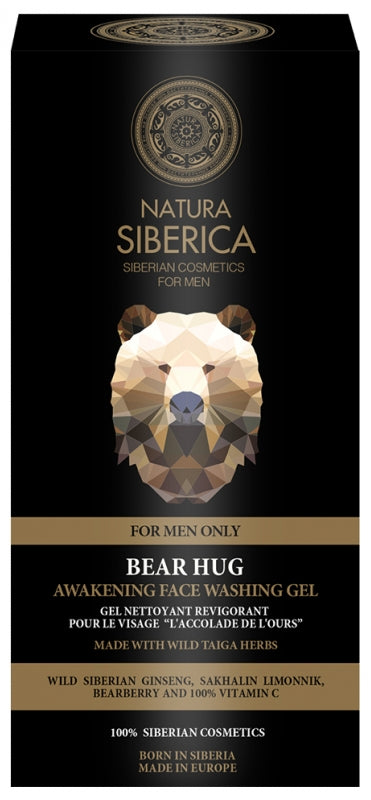 Natura Siberica Men L'Accolade De L'Ours Awakening Face Washing Gel 150Ml