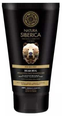 Natura Siberica Men L'Accolade De L'Ours Awakening Face Washing Gel 150Ml