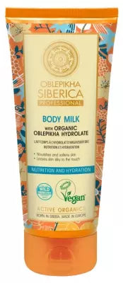 Natura Siberica Oblepikha Nutrition And Hydration Body Milk With Organic Oblepikha 200Ml