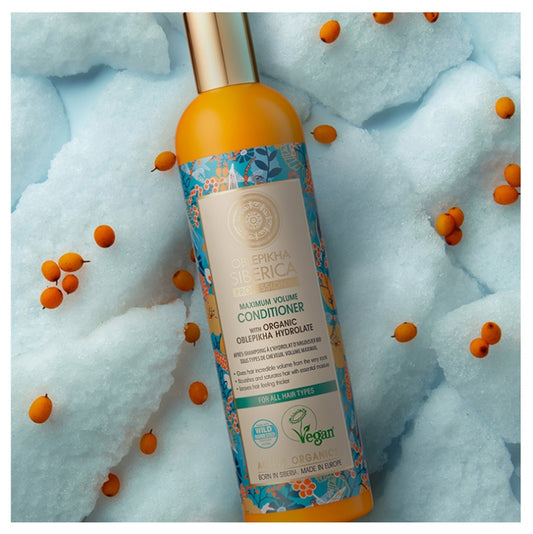 Natura Siberica Oblepikha Maximum Volume Conditioner With Organic Oblepikha Hydrolate 400Ml