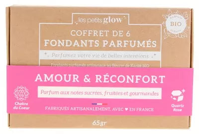Natura Square Coffret Les Petits Glow 6 Fondants Parfumés Amour & Réconfort Bio 65 G