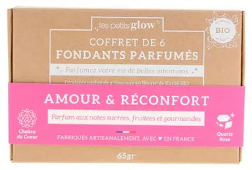 Natura Square Coffret Les Petits Glow 6 Fondants Parfumés Amour & Réconfort Bio 65 G