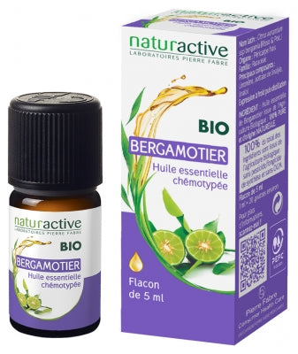 Naturactive Essential Oil Bergamot Tree (Citrus Aurantium Ssp Bergamia) Organic 5Ml