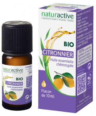 Naturactive Organic Essential Oil Lemon (Citrus X Limon L.) 10Ml