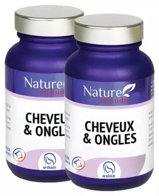Nature Attitude Hair And Nail 2 X 60 Capsules