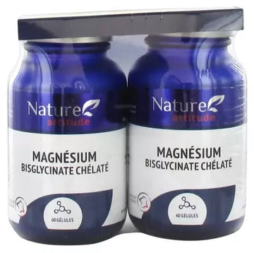 Nature Attitude Magnesium Bisglycinate Chelate 2 X 60 Capsules