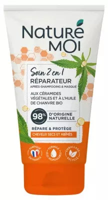 Naturé Moi 2 In 1 Repairing Conditioner And Mask With Hemp Oil 150 Ml