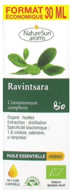 Naturesun Aroms Essential Oil Ravintsara (Cinnamomum Camphora) Organic 30Ml