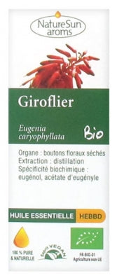 Naturesun Aroms Organic Essential Oil Clove (Eugenia Caryophyllata) 10Ml