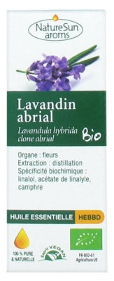 Naturesun Aroms Organic Essential Oil Abrial Lavandin (Lavandula Hybrida Clone Abrial) 10Ml