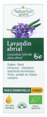 Naturesun Aroms Organic Essential Oil Abrial Lavandin (Lavandula Hybrida Clone Abrial) 10Ml