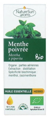 Naturesun Aroms Organic Essential Oil Peppermint (Mentha X Piperita) 10Ml
