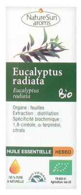 Naturesun Aroms Organic Essential Oil Radiata Eucalyptus (Eucalyptus Radiata) 10Ml