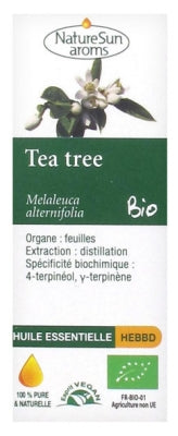 Naturesun Aroms Organic Essential Oil Tea Tree (Melaleuca Alternifolia) 10Ml