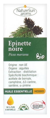 Naturesun Aroms Organic Essential Oil Black Spruce (Picea Mariana) 10Ml