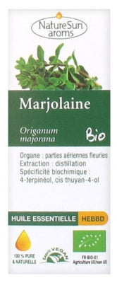 Naturesun Aroms Organic Essential Oil Marjoram (Origanum Majorana) 10Ml