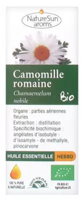 Naturesun Aroms Organic Essential Oil Roman Chamomile (Chamaemelum Nobile) 2Ml