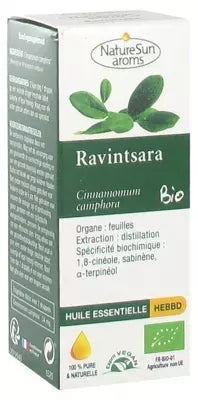 Naturesun Aroms Organic Essential Oil Ravintsara (Cinnamomum Camphora) 10Ml