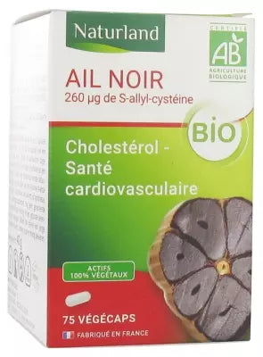 Naturland Black Garlic Organic 75 Vegecaps