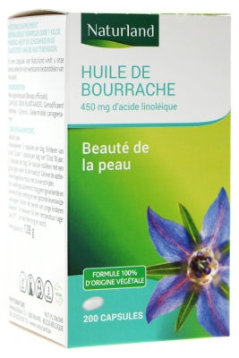 Naturland Borage Oil 200 Capsules