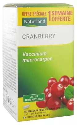 Naturland Cranberry 150 Vegecaps In Which 21 Free Vegecaps