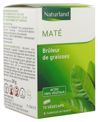 Naturland Mate Fat Burner 75 Vegecaps