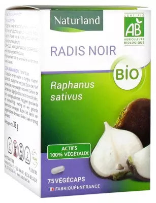 Naturland Organic Black Radish 75 Vegecaps