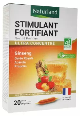 Naturland Organic Fortifying Stimulant 20 Phials Of 10Ml