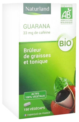 Naturland Organic Guarana 150 Vegecaps