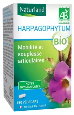 Naturland Organic Harpagophytum 150 Vegecaps