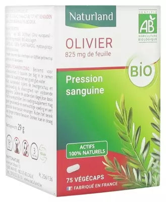 Naturland Organic Olive Tree 75 Vegecaps